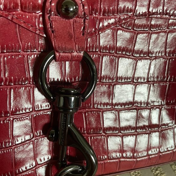 New Rebecca Minkoff Mini M.A.C. Crossbody RARE Cardinal Red (MSRP $228) - Picture 8 of 11